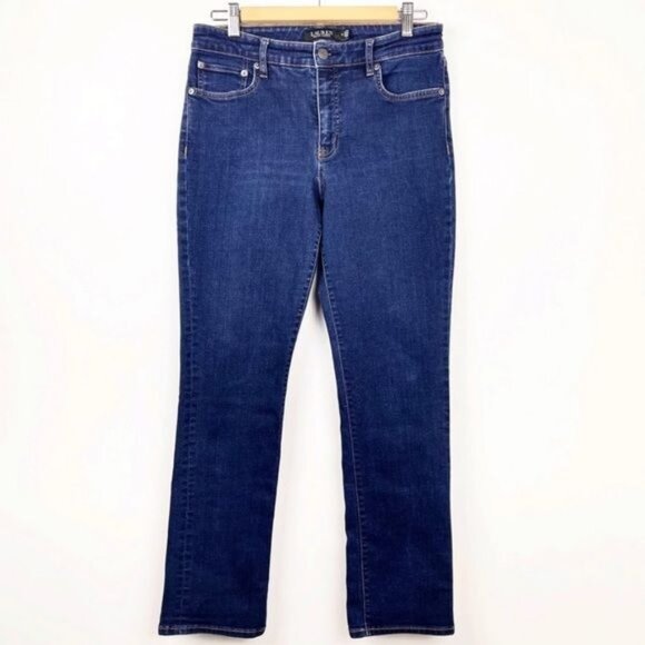 Ralph Lauren Black Label high waisted boot leg Jeans Size 8 - Picture 1 of 10